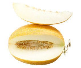 melon isolated on white background