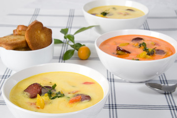 Paprikasuppe Cabanossi