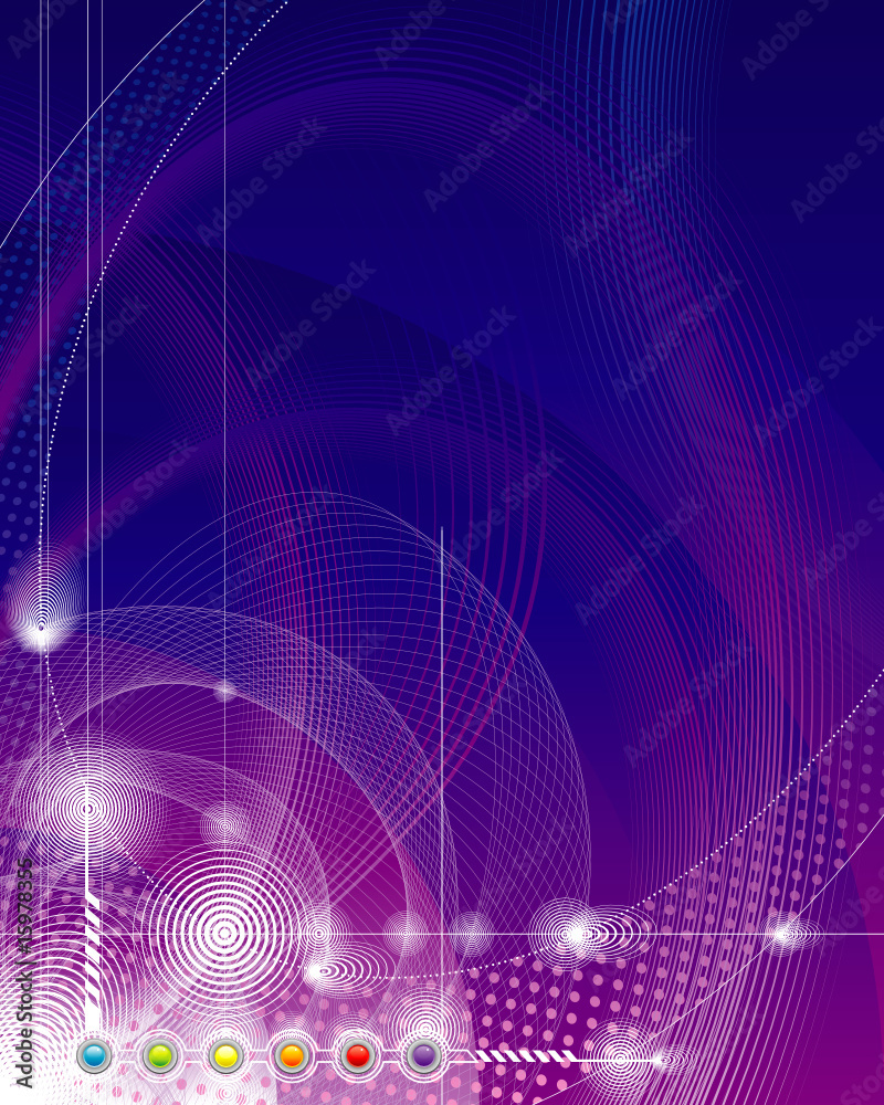 Poster abstract high-tech futuristic background. vector layered.