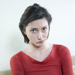 femme déception désillusion