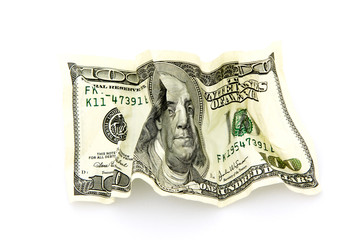 Money on white background