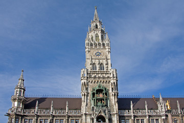 Fototapeta na wymiar Münchner Rathausturm