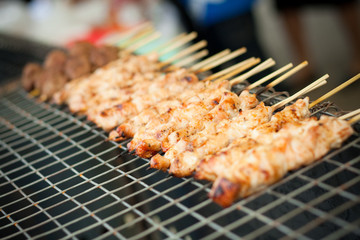 the delicious toasted meat