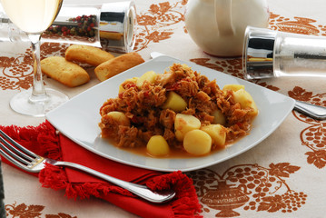 Stoccafisso con patate alla pisana - Secondi  Toscana