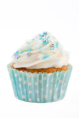 Blue cupcake
