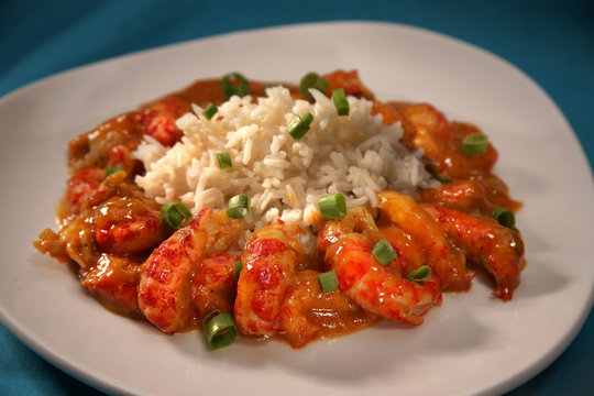 Crawfish and Rice in New Orleans Style Sauce