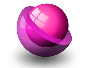 Kugelaufschnitt pink