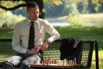 playing chess