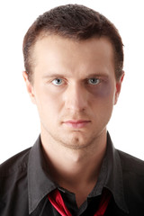 Obraz premium Man and woman conflict.