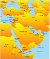 Behangcirkel Midden-Oosten © olinchuk
