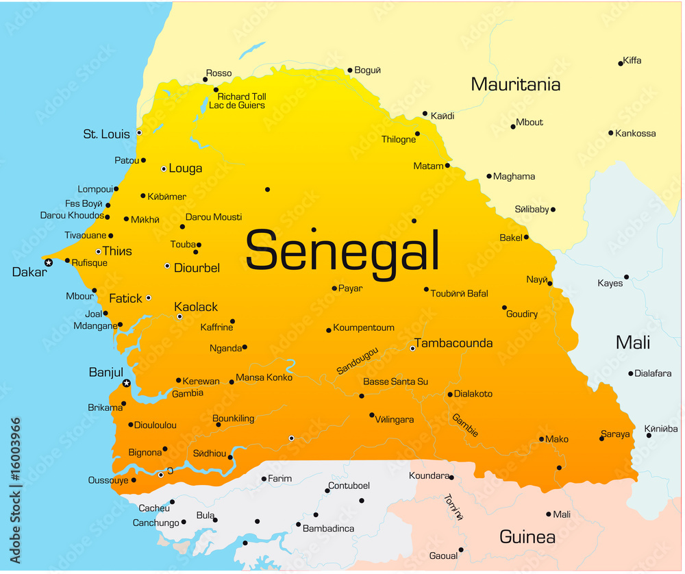 Sticker senegal