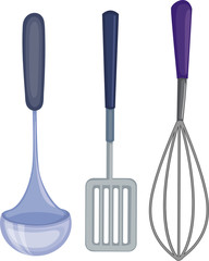 ladle,spatula,whisk