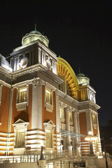 Fototapeta na wymiar 大阪中之島中央公会堂の夜景