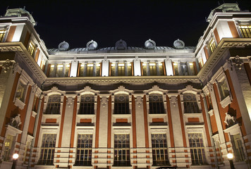 大阪中之島中央公会堂の夜景