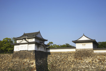 Fototapeta premium 大阪城千貫櫓と多聞櫓