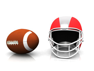 American football gear.