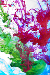 Red green and blue abstracts