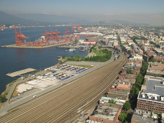 Industrial Park with Harbor