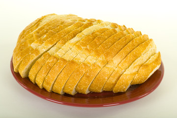 Sliced Sourdough Bread On Plate
