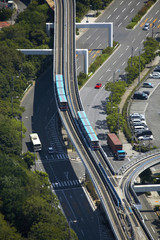 Fototapeta premium 大阪南港ニュートラム