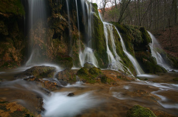 Waterfalls in the Carpathian Mountains