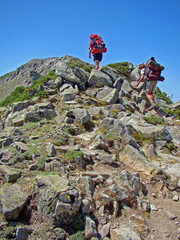 Corse, sur le GR 20 - étape 8 route des crêtes