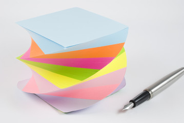 Colorful sticky notes