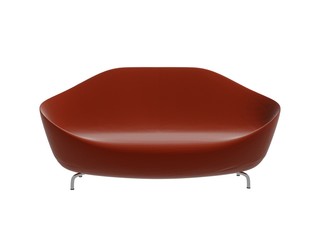 sofa on the white background