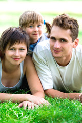 Fototapeta premium Family outdoors