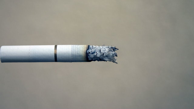 Slow motion cigarette in HD