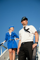 Cabin crew couple