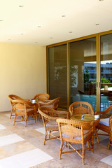 beautiful chairs and tables