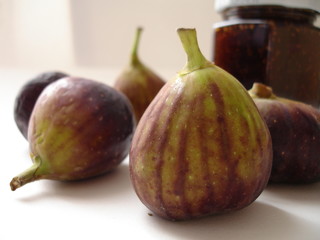 figues fraîches et confiture