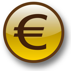 Obraz premium Icona euro moneta