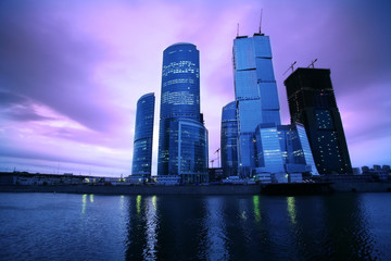 evening on Moscow-river