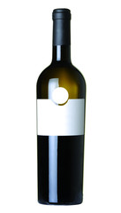 Bottle of wine isolated