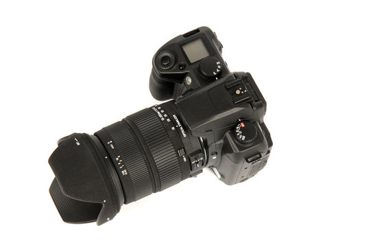Reflex camera isolated