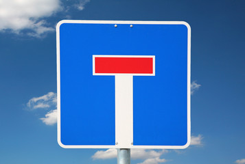 Schild Sackgasse
