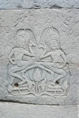 Apsara au temple du Bayon