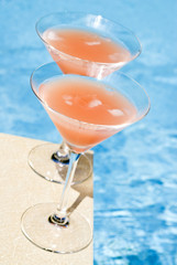 Grapefruit Cocktail by the Pool