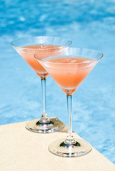 Grapefruit Cocktail by the Pool