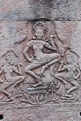Fototapeta na wymiar Posąg Apsara