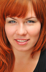 Fototapeta premium portrait of redheaded girl