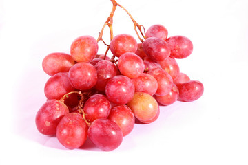Grapes isolated on white