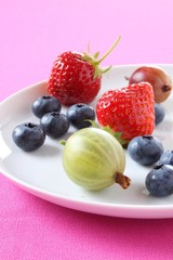 strawberry, blueberry, gooseberry