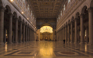 Naklejka premium Rome - san paolo fouri le mura