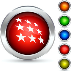 Constellation detailed button. Vector illustration