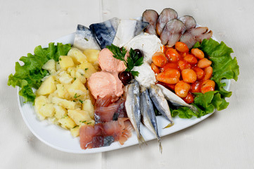 Shrimp salad with sweet dressing