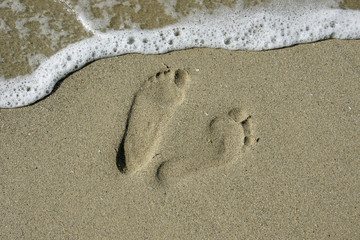 empreinte de pied