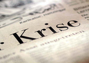Überschrift Krise
